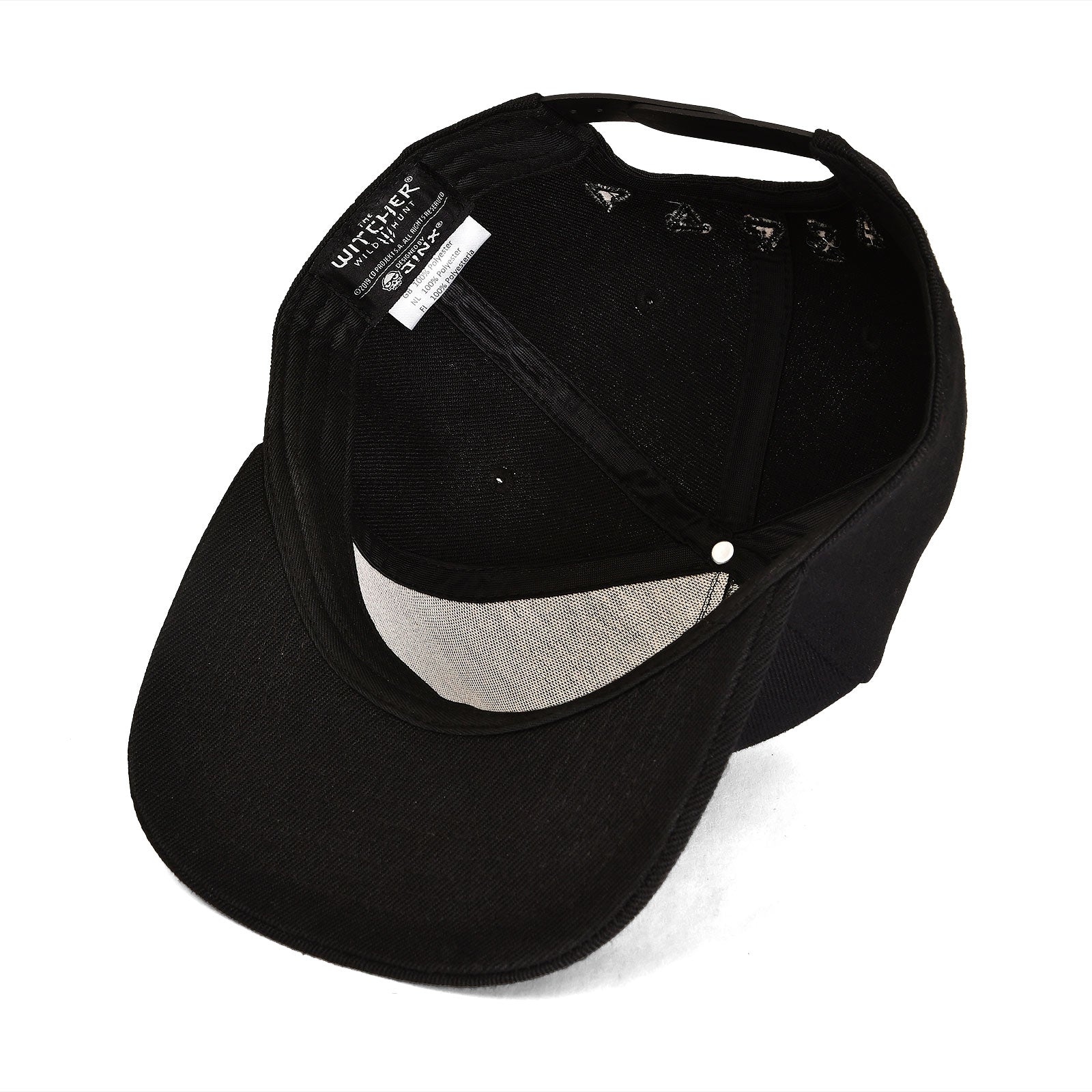 Zdjęcie produktu Wiedźmin - Czapka Snapback z sylwetką wilka czarna