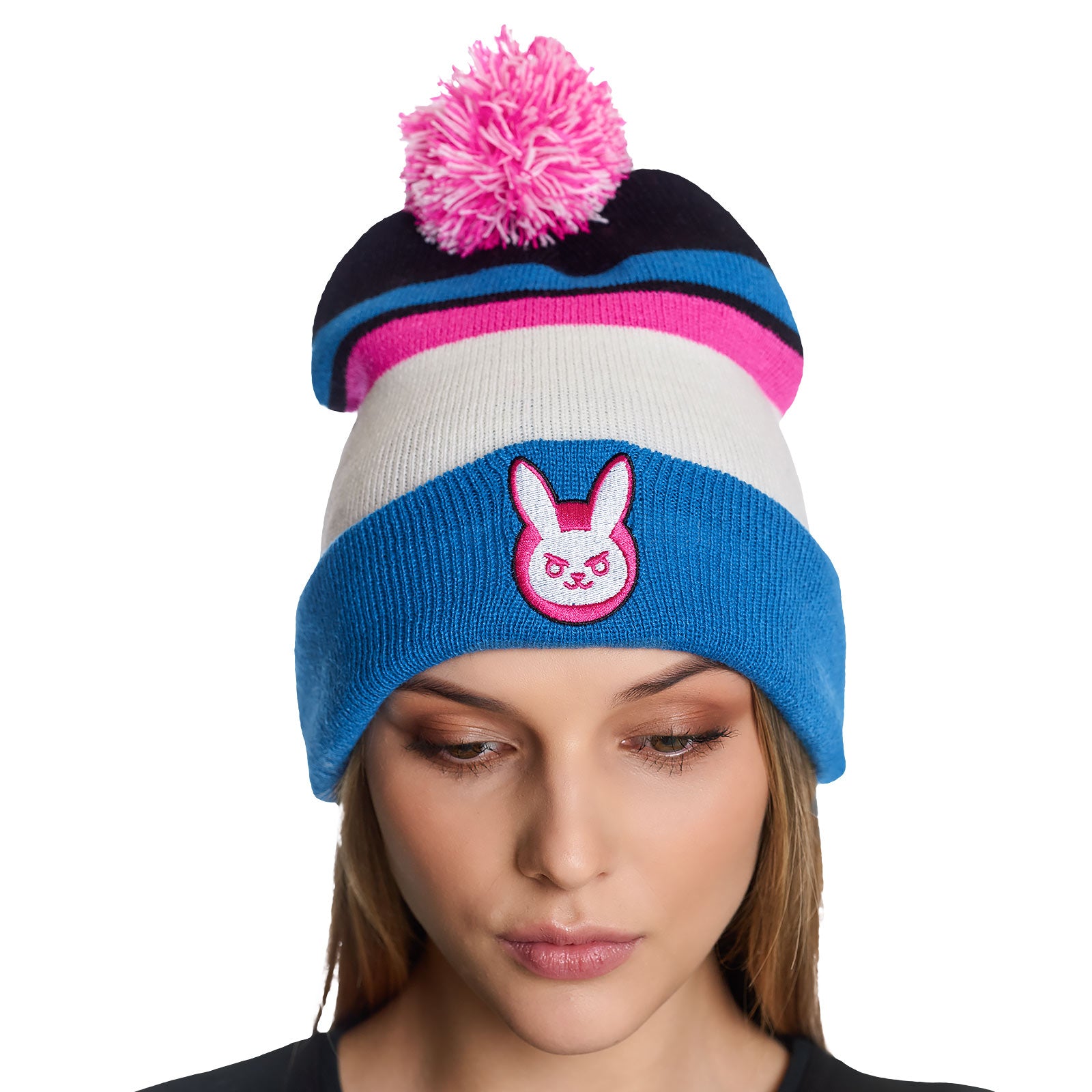 Zdjęcie produktu Overwatch - Czapka D.VA Bunny z pomponem