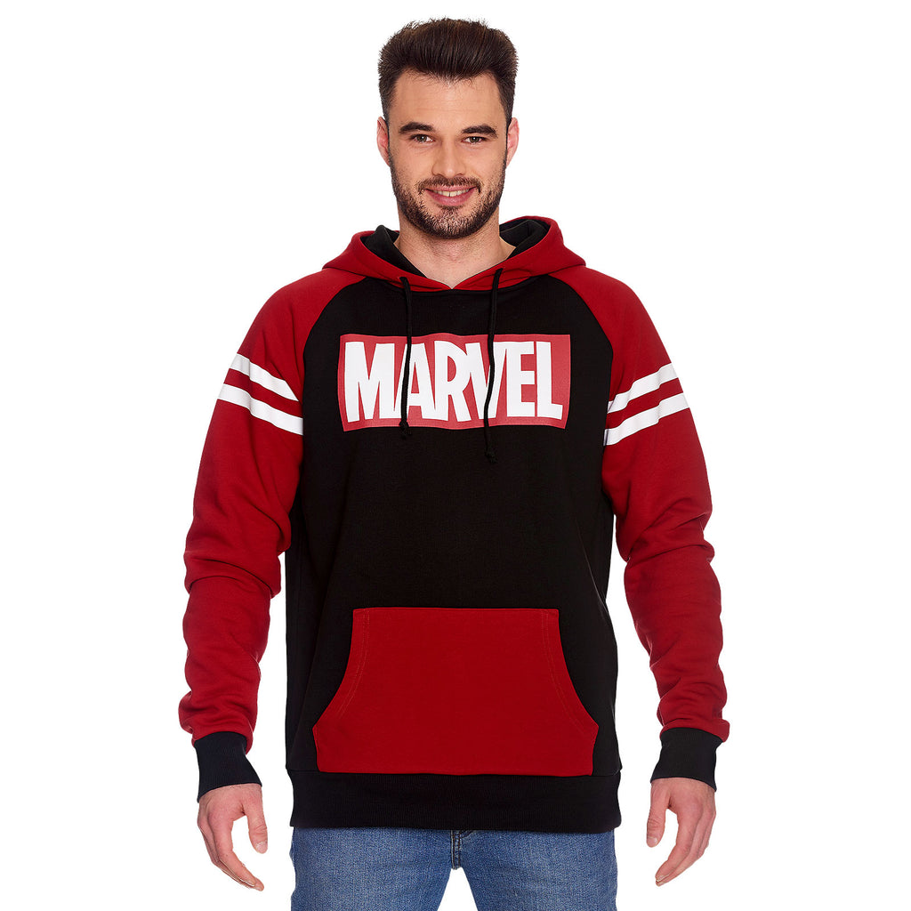 Zdjęcie produktu Marvel - Bluza z kapturem logo czerwono-czarna