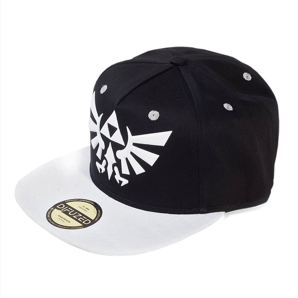 Zdjęcie produktu Zelda - Czapka Snapback Hyrule Logo czarno-biała