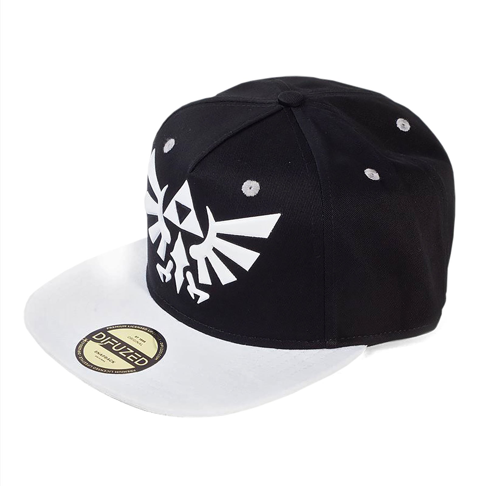 Zdjęcie produktu Zelda - Czapka Snapback Hyrule Logo czarno-biała