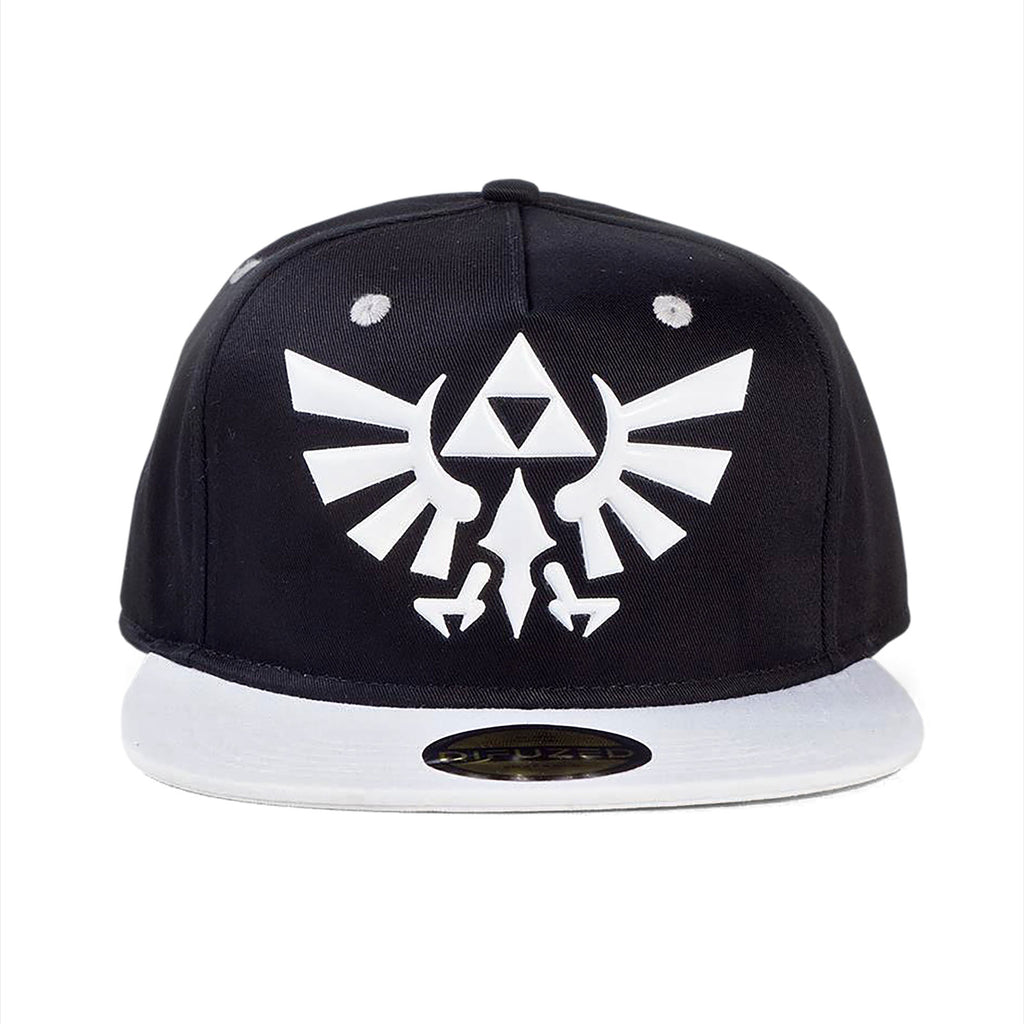 Zdjęcie produktu Zelda - Czapka Snapback Hyrule Logo czarno-biała