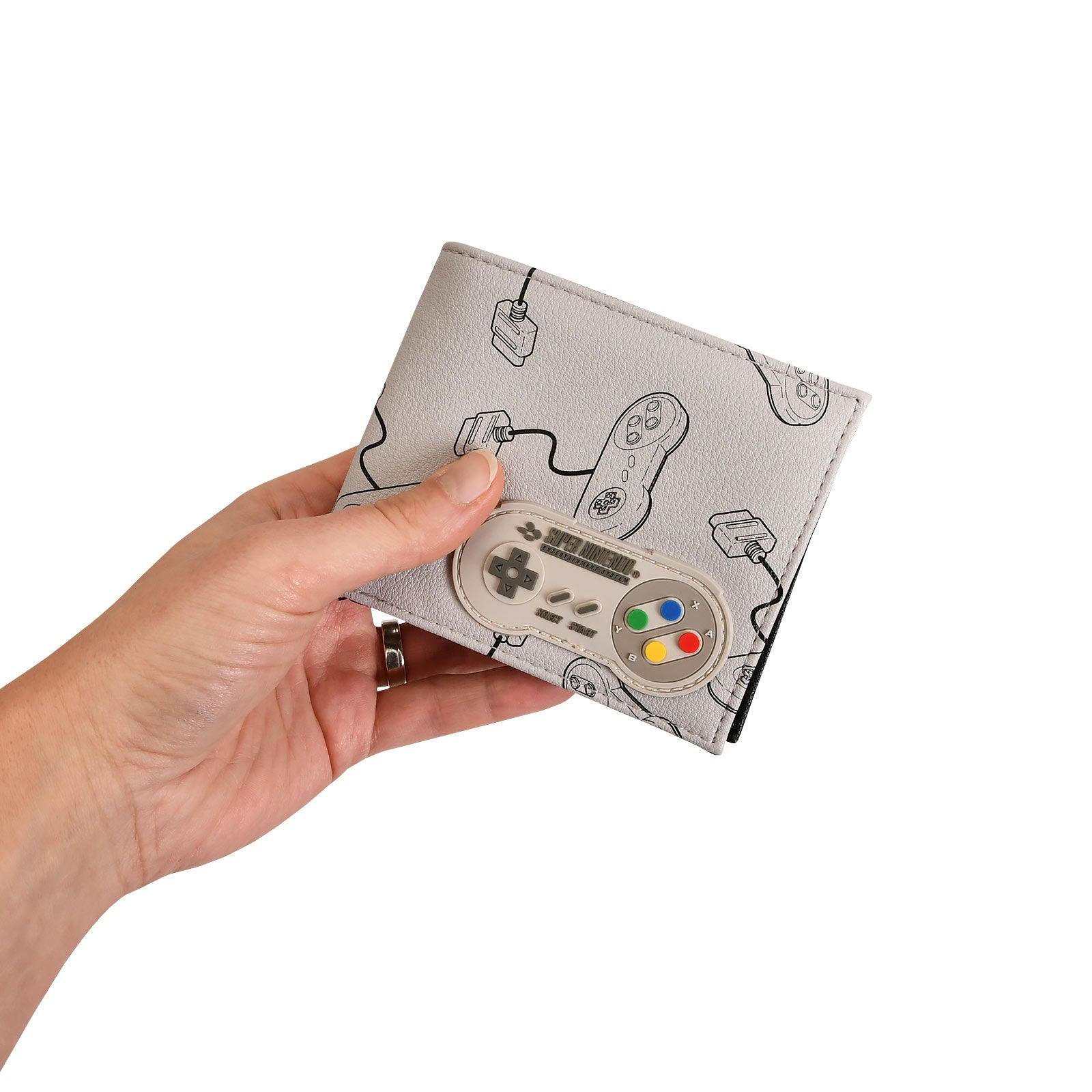 Zdjęcie produktu Nintendo - Portfel SNES Controller szary