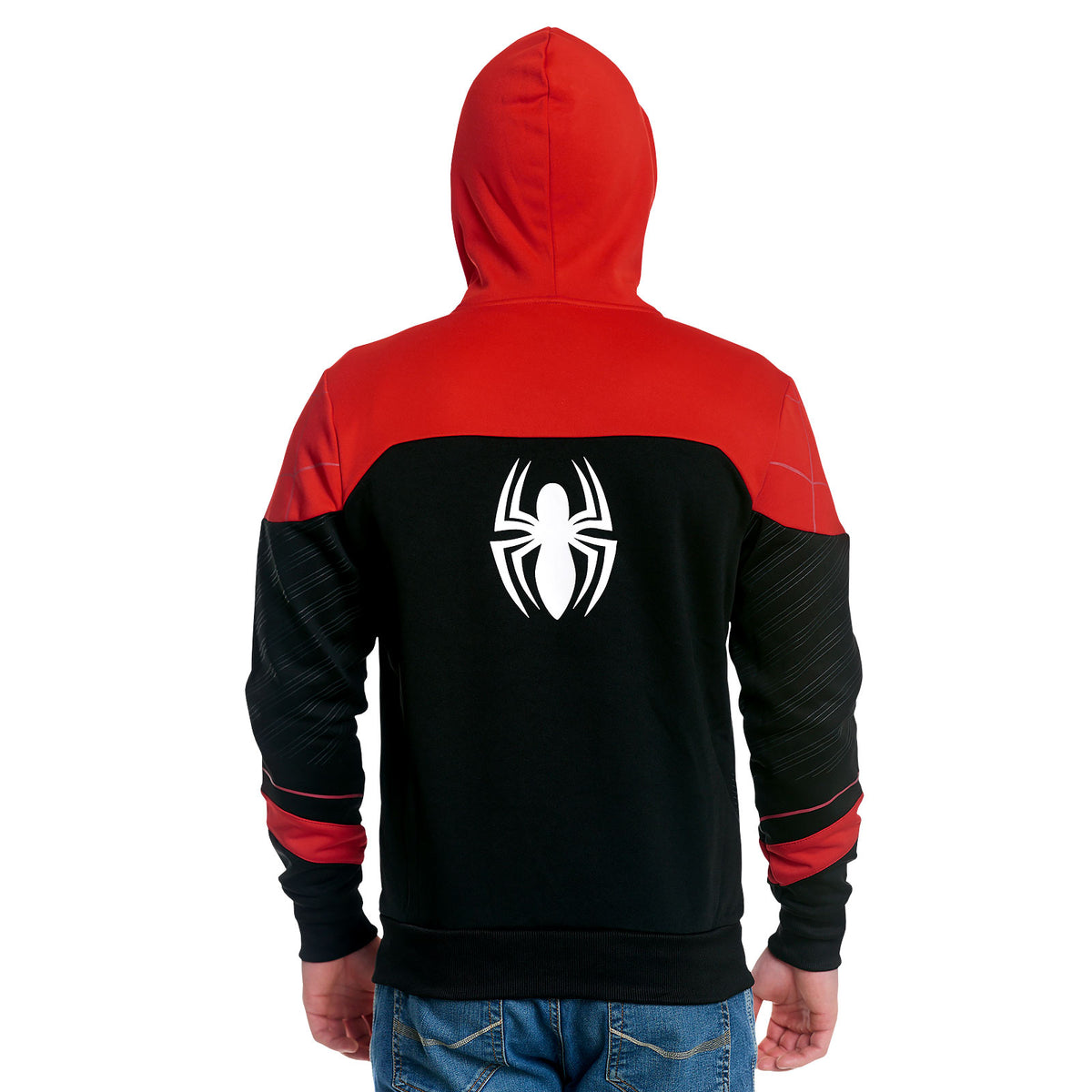 Zdjęcie produktu Spider-Man - Czerwona i Czarna Kurtka z Kapturem