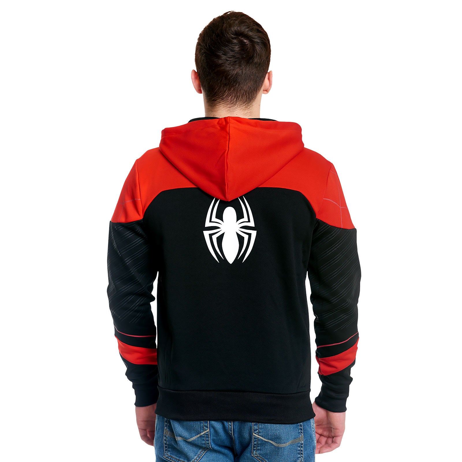 Zdjęcie produktu Spider-Man - Czerwona i Czarna Kurtka z Kapturem