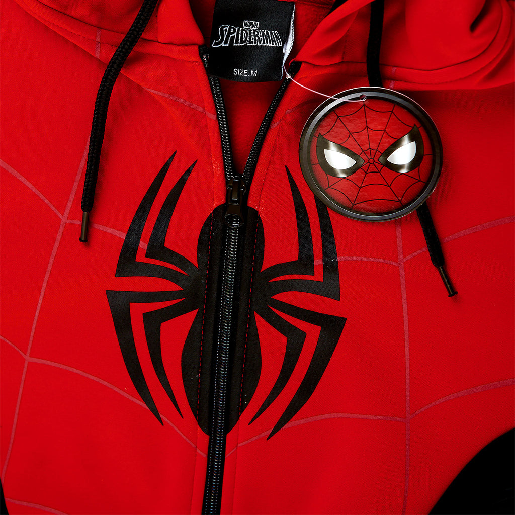 Zdjęcie produktu Spider-Man - Czerwona i Czarna Kurtka z Kapturem