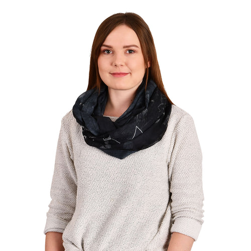 Product image Harry Potter - Marauder's Map Loop Scarf Black