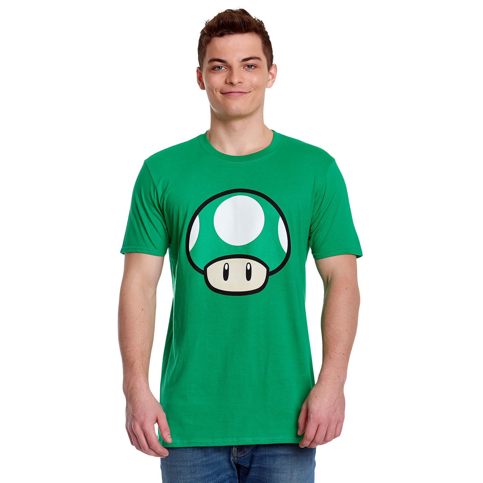 Zdjęcie produktu Super Mario - Koszulka 1 UP Grzyb zielona