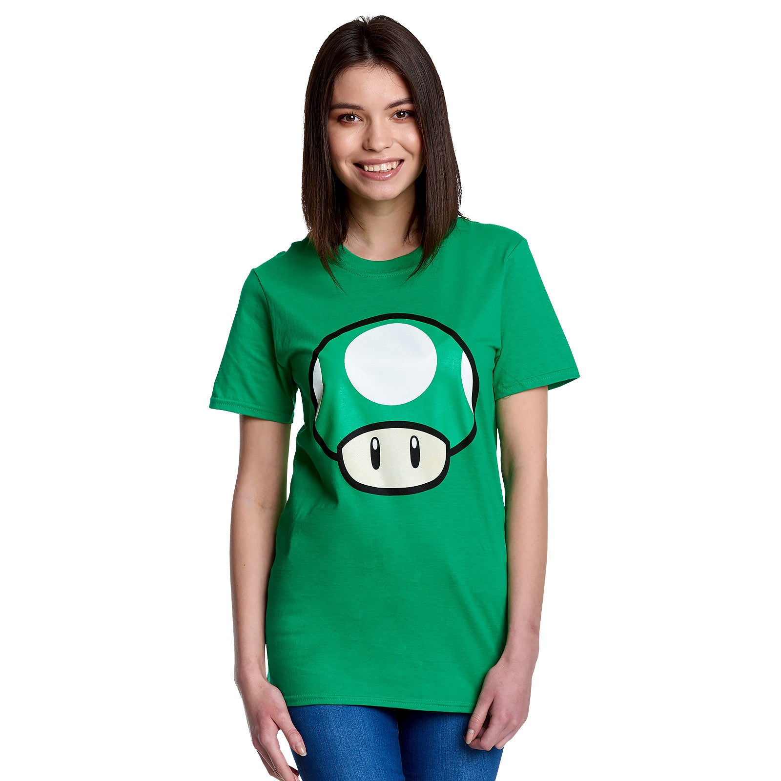 Zdjęcie produktu Super Mario - Koszulka 1 UP Grzyb zielona