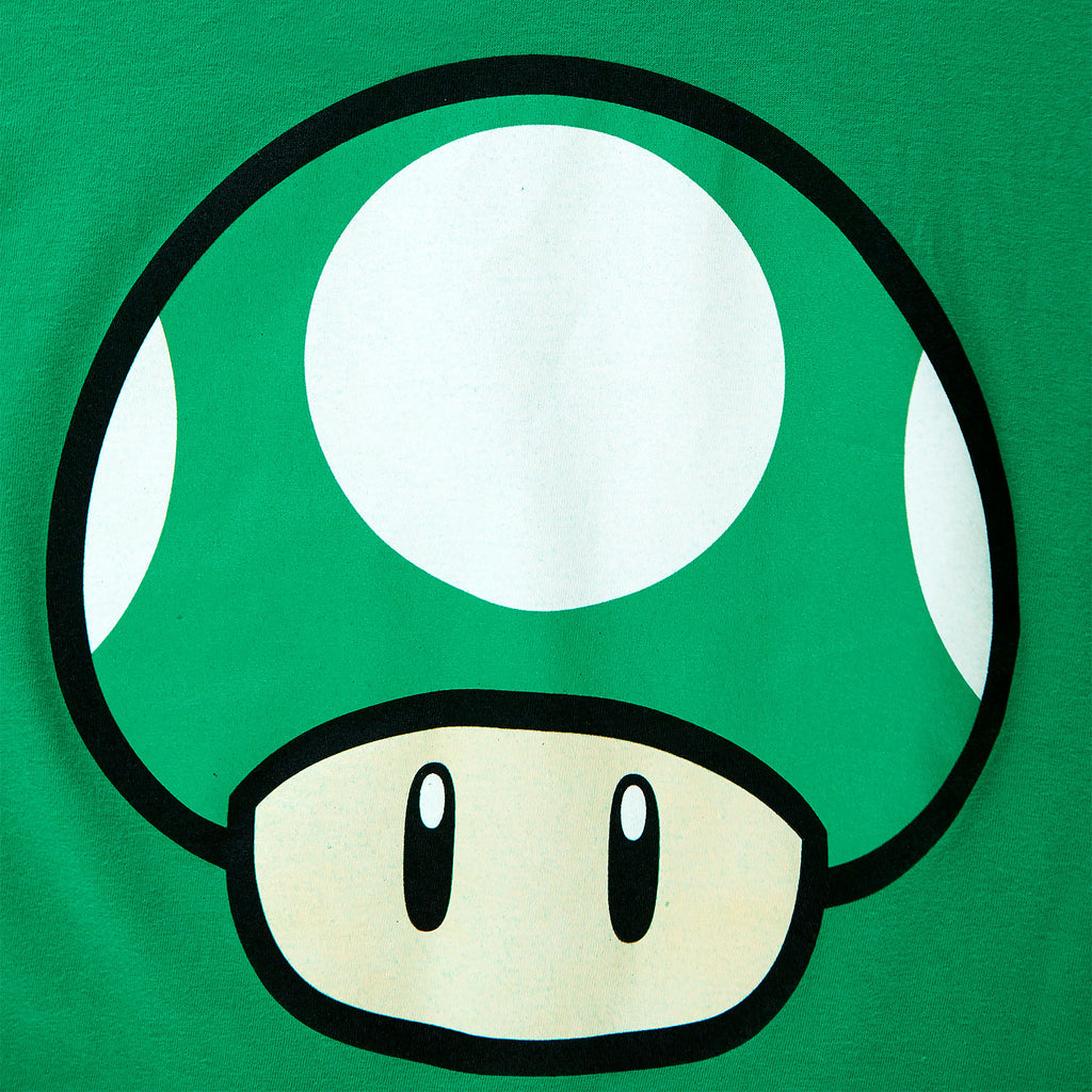Zdjęcie produktu Super Mario - Koszulka 1 UP Grzyb zielona