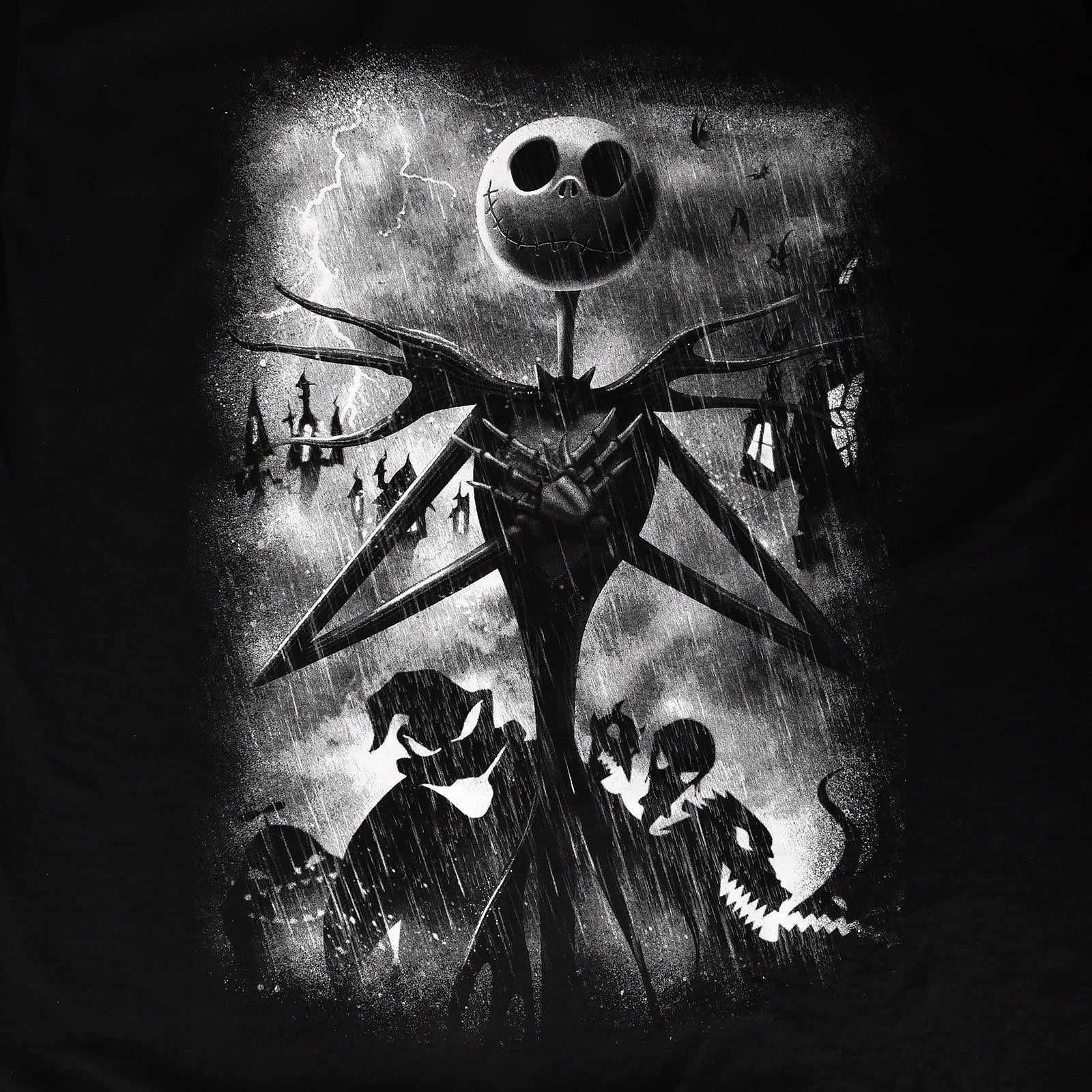 Zdjęcie produktu Nightmare Before Christmas - Jack Stormy Skies T-Shirt czarne