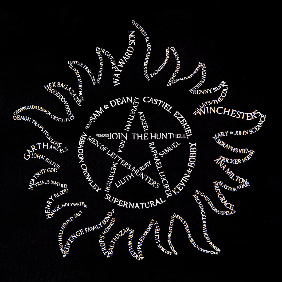 Product image Supernatural - Anti Possession Symbol Hoodie Black