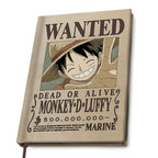 Zdjęcie produktu One Piece - Wanted Luffy Notes A5