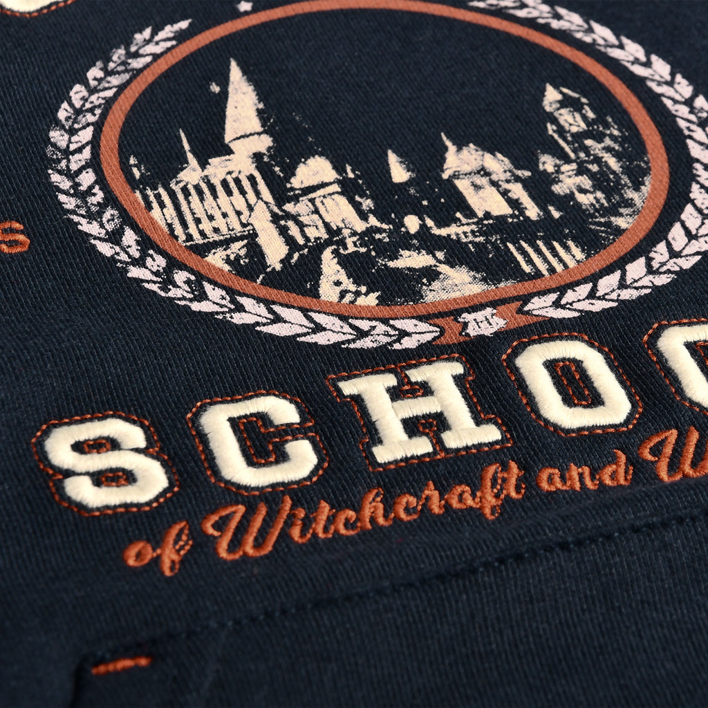 Zdjęcie produktu Harry Potter - Hogwarts School Dziecięca Bluza z Kapturem Niebieska