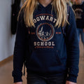 Zdjęcie produktu Harry Potter - Hogwarts School Dziecięca Bluza z Kapturem Niebieska
