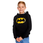 Zdjęcie produktu Batman - Logo Bluza z kapturem dla dzieci czarna