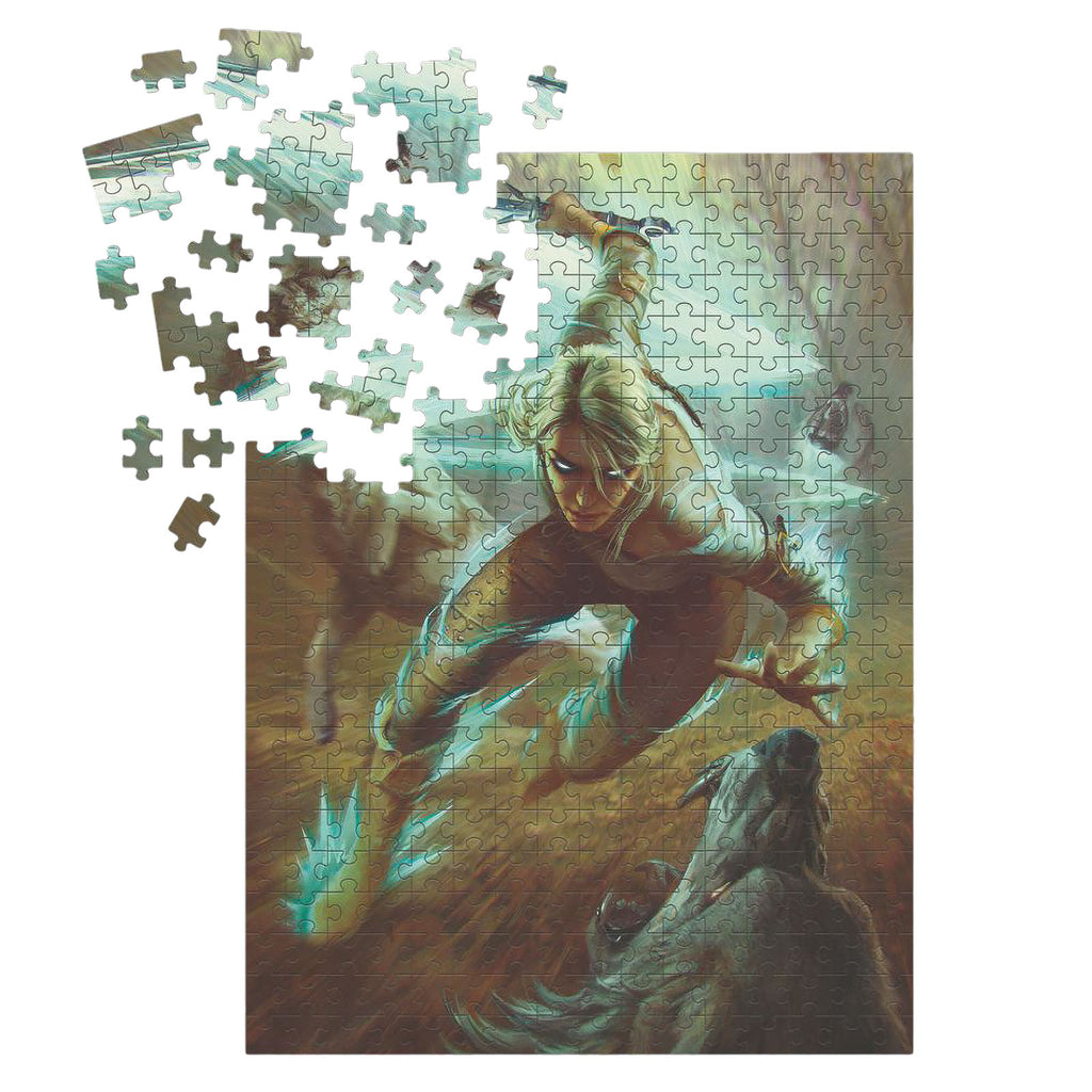 Zdjęcie produktu Wiedźmin - Ciri kontra wilki Puzzle