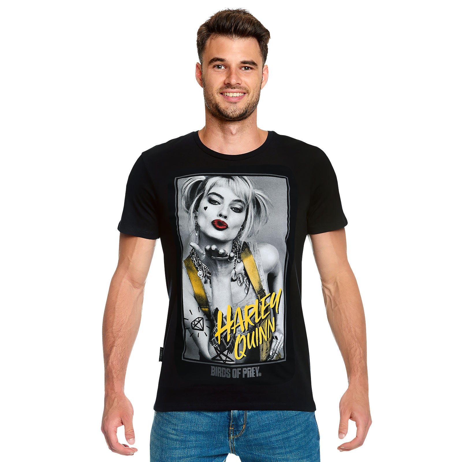 Zdjęcie produktu Birds of Prey - Harley Kiss T-Shirt czarne