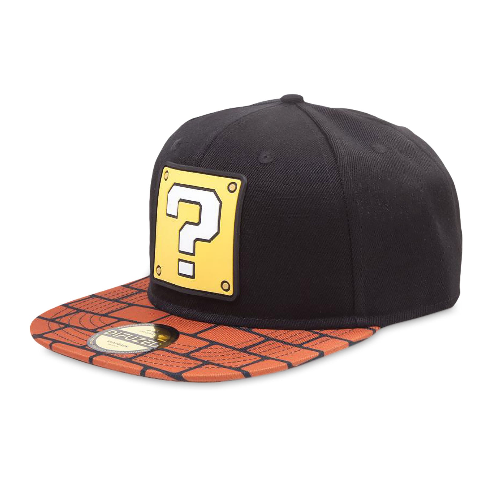 Zdjęcie produktu Super Mario - Czapka Snapback z Blokiem Zapytania