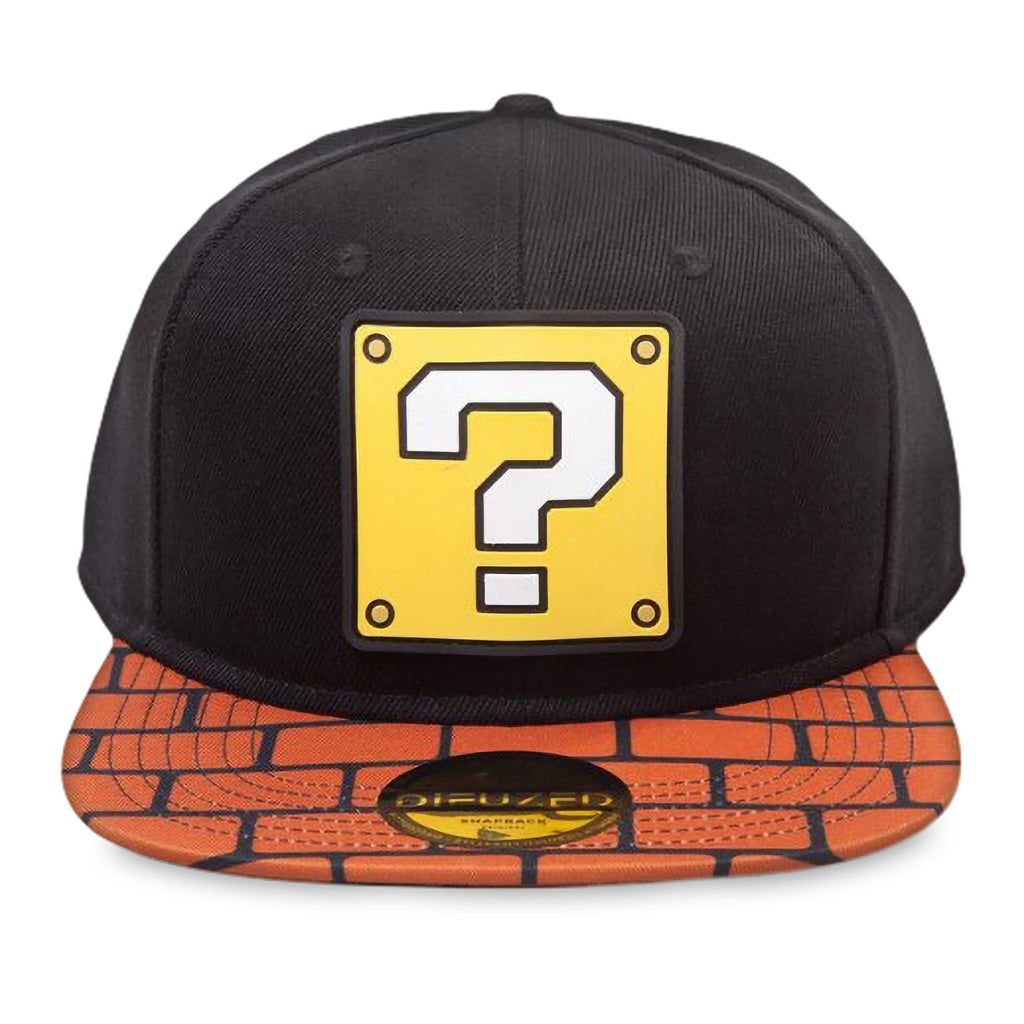 Zdjęcie produktu Super Mario - Czapka Snapback z Blokiem Zapytania