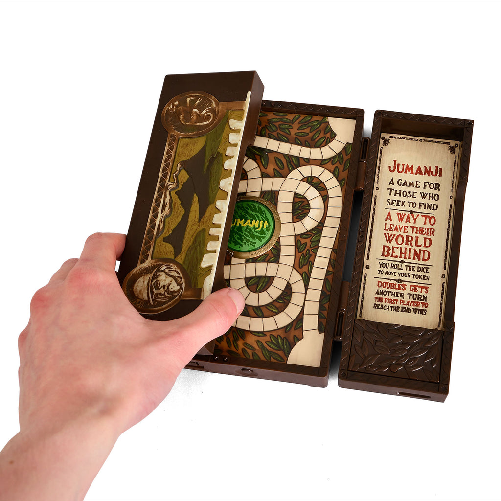Zdjęcie produktu Jumanji - Miniaturowa replika gry planszowej z światłem i dźwiękiem