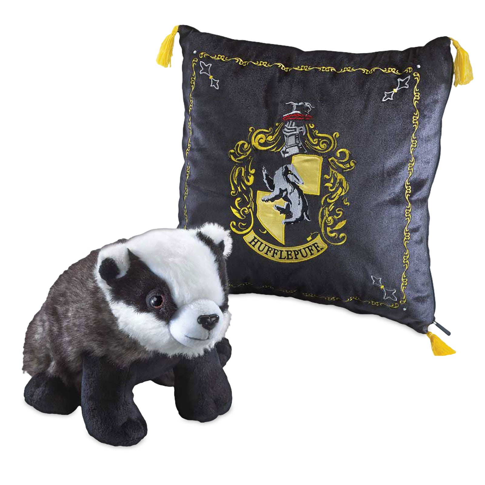 Product image Harry Potter - Hufflepuff Crest Pillow with Plush Figure