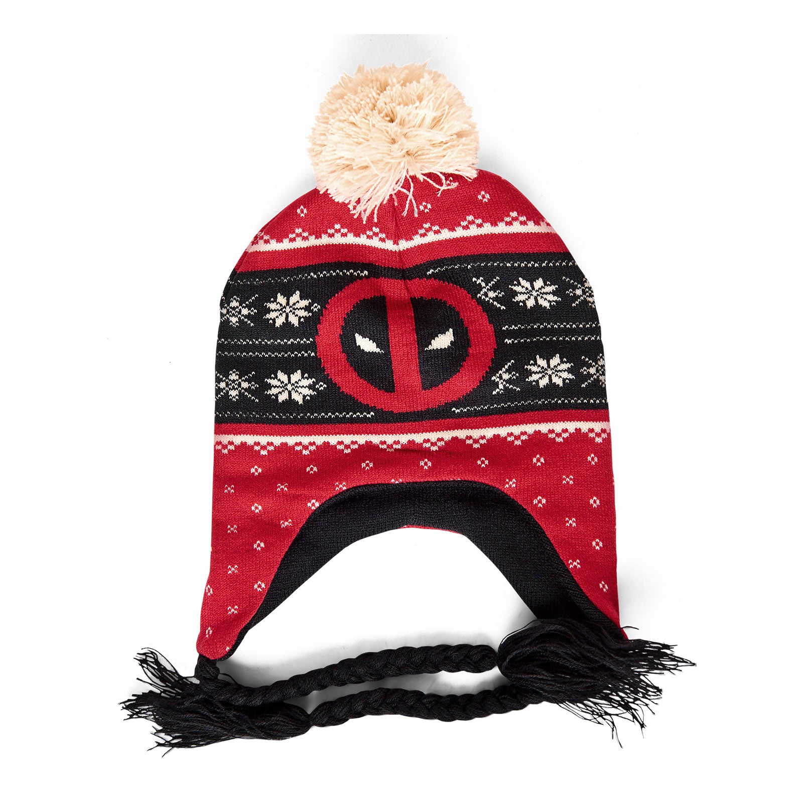 Zdjęcie produktu Deadpool - Czapka z pomponami z logo