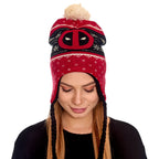 Zdjęcie produktu Deadpool - Czapka z pomponami z logo