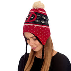 Zdjęcie produktu Deadpool - Czapka z pomponami z logo