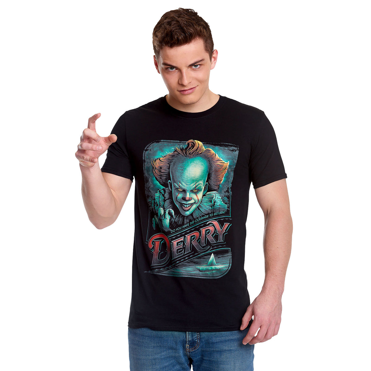 Zdjęcie produktu Stephen Kings TO - Powrót do Derry T-Shirt czarne