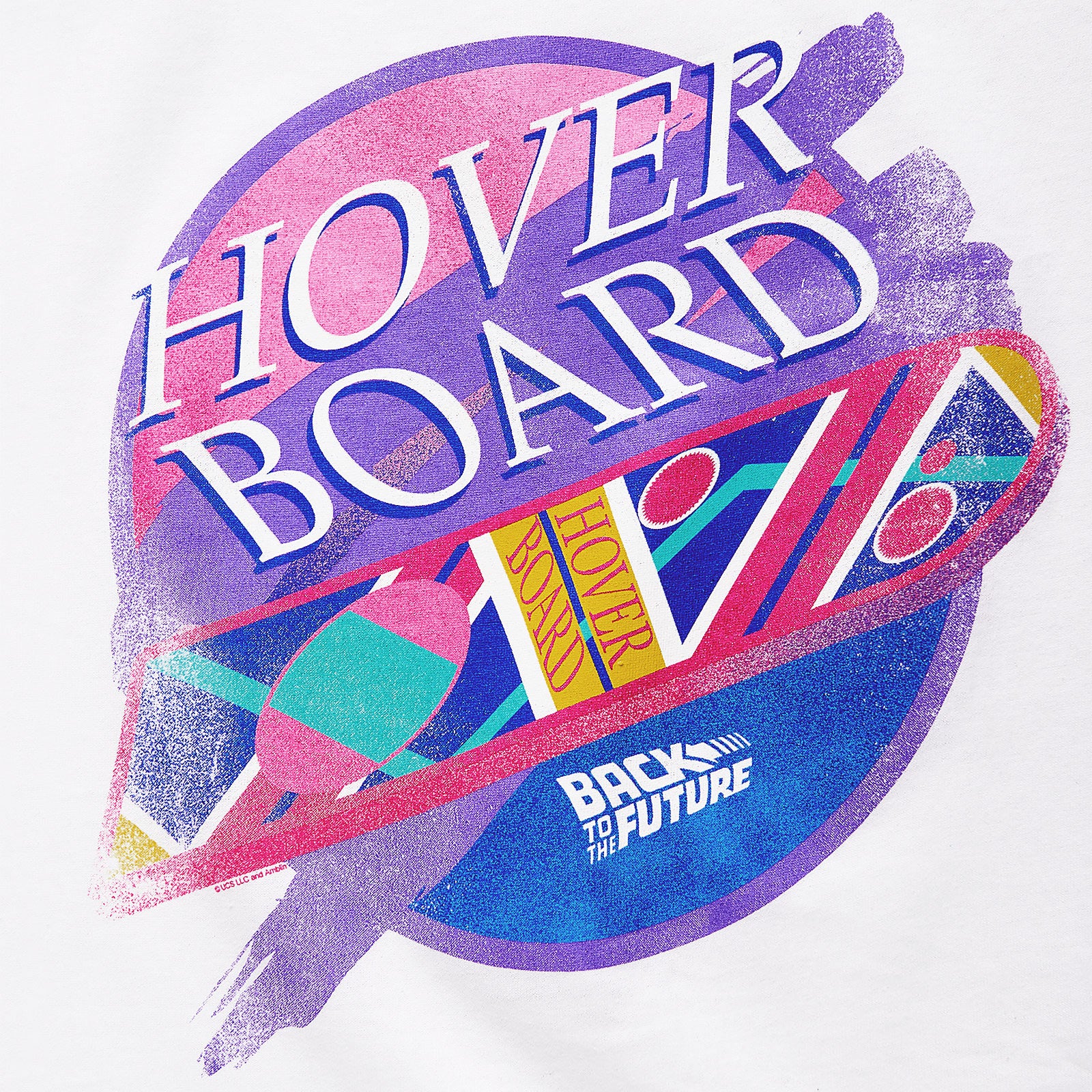 Zdjęcie produktu Powrót do przyszłości - Biała koszulka Hover Board