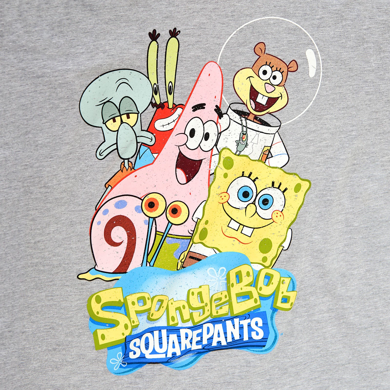 Zdjęcie produktu SpongeBob - Friends Together T-Shirt szary