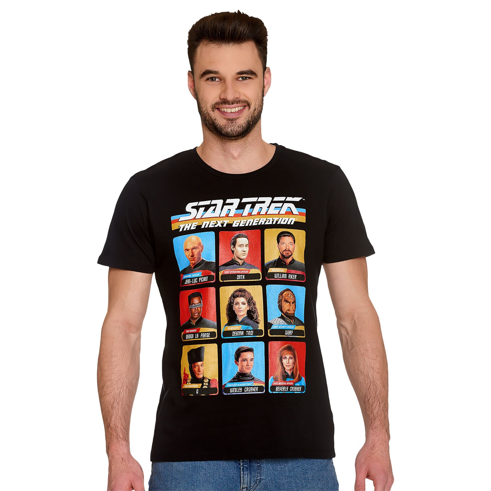 Zdjęcie produktu Star Trek - The Next Generation T-Shirt czarne