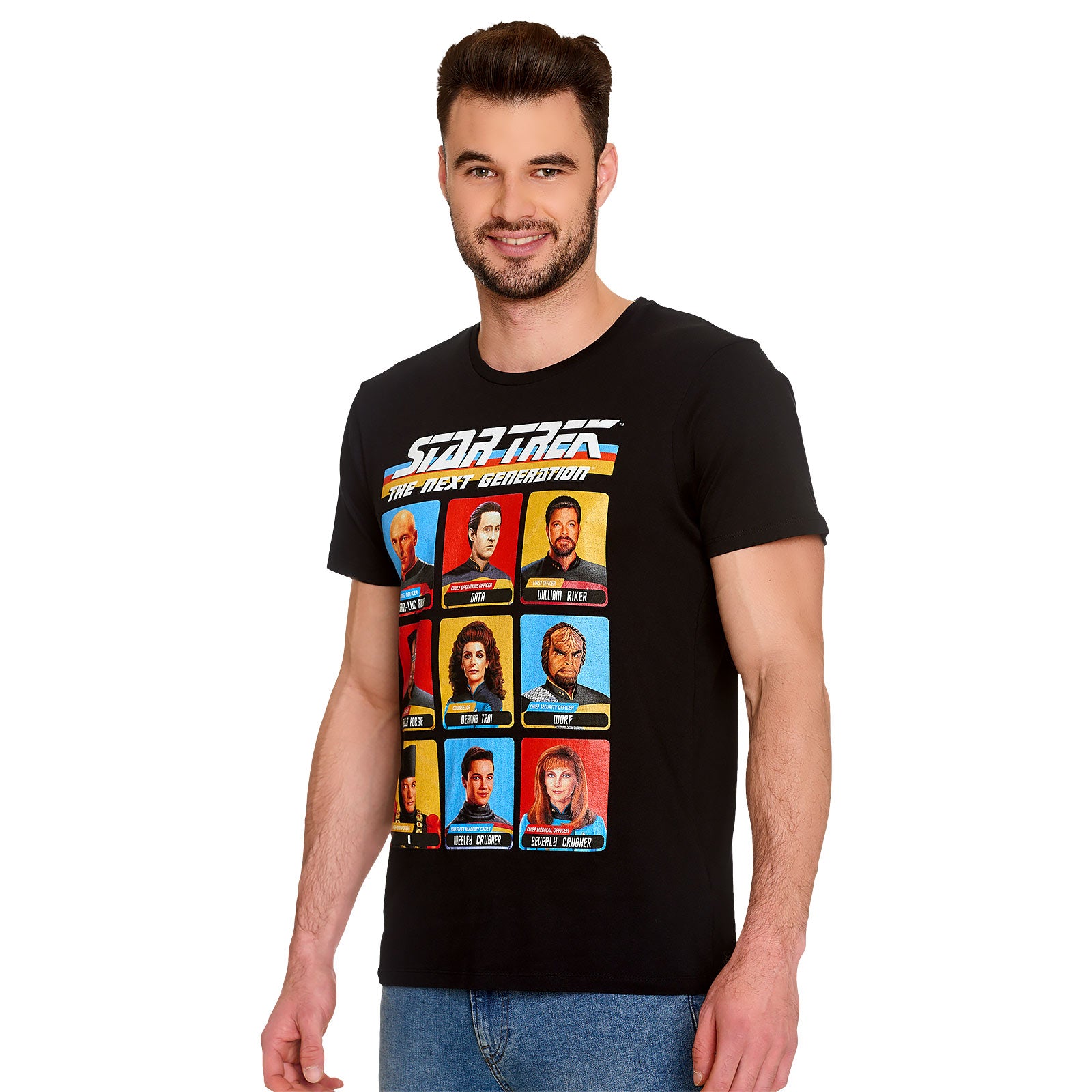 Zdjęcie produktu Star Trek - The Next Generation T-Shirt czarne