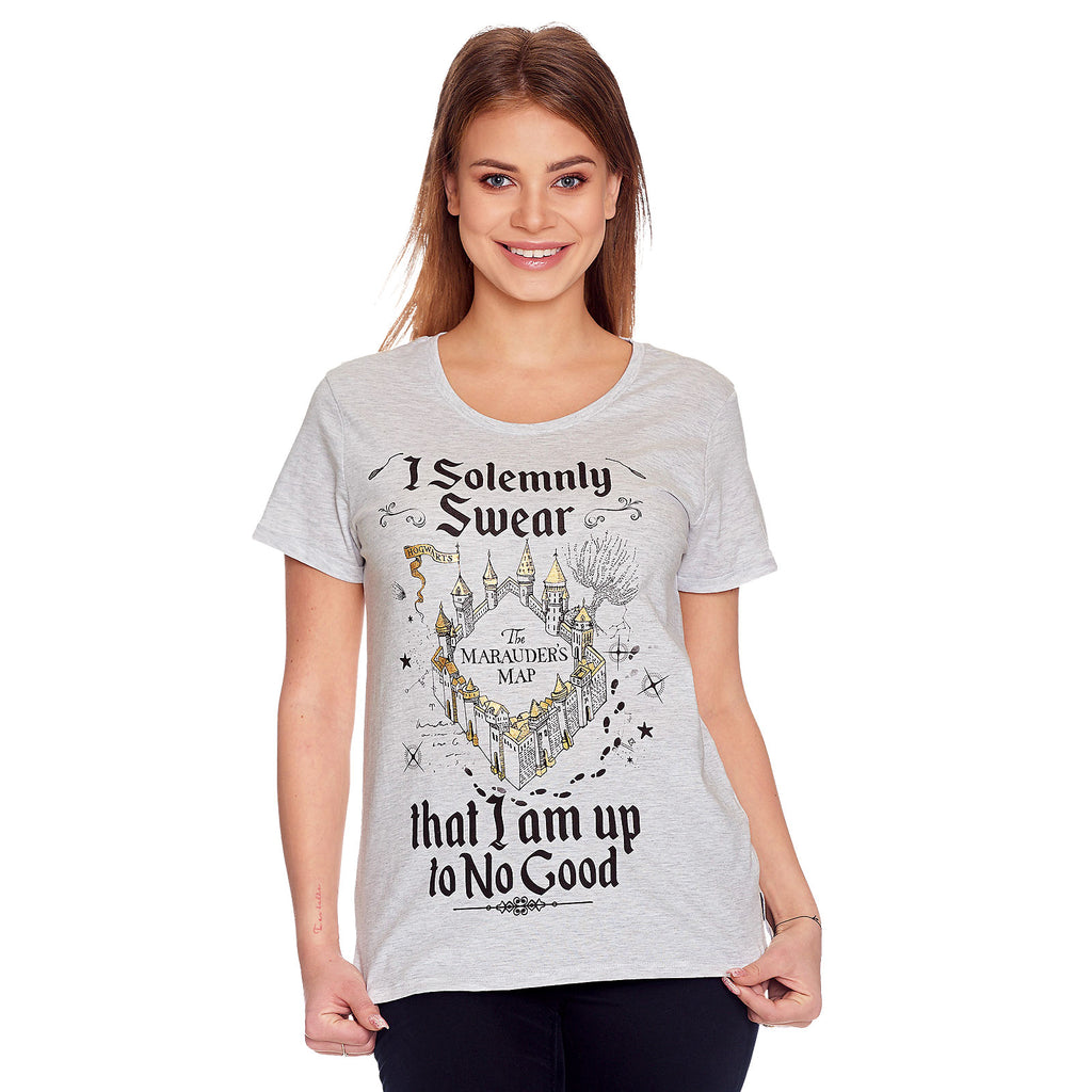Product image Harry Potter - Marauder's Map Women's T-Shirt Grey