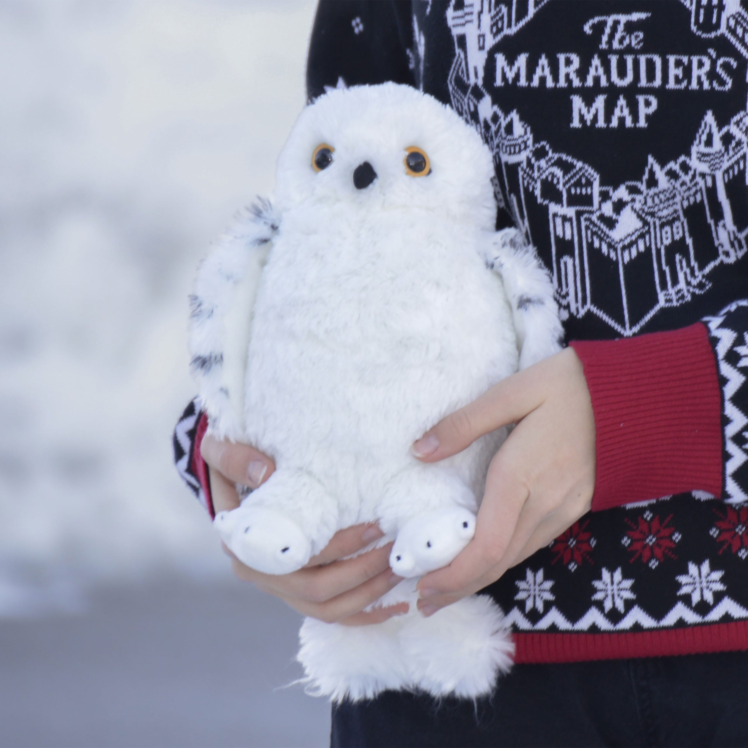 Zdjęcie produktu Hedwiga z rozpostartymi skrzydłami Pluszowa Figurka 28 cm - Harry Potter