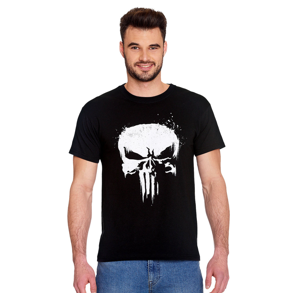Zdjęcie produktu Punisher - Koszulka z logo czaszki, czarna