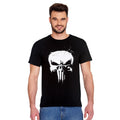 Zdjęcie produktu Punisher - Koszulka z logo czaszki, czarna