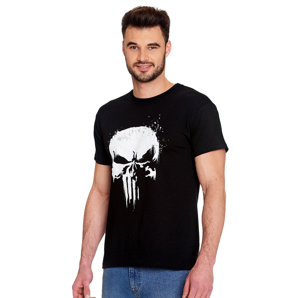 Zdjęcie produktu Punisher - Koszulka z logo czaszki, czarna