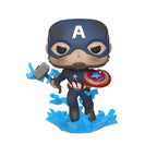 Zdjęcie produktu Avengers - Captain America Mjölnir & Broken Shield Endgame Funko Pop figurka z kiwającą się głową