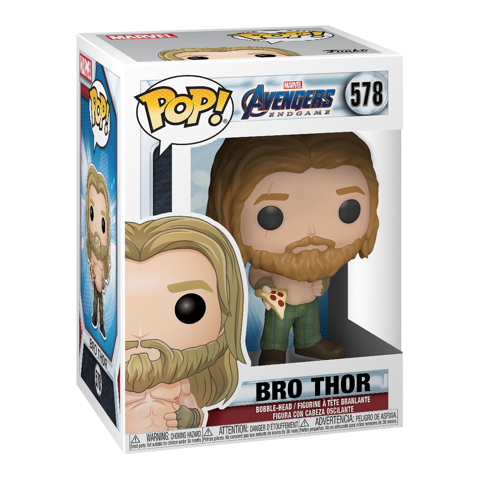 Zdjęcie produktu Avengers - Bro Thor z pizzą Endgame Funko Pop figurka z ruchomą głową
