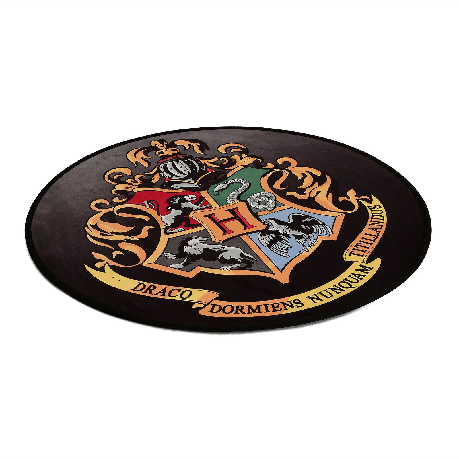 Zdjęcie produktu Harry Potter - Dywan okrągły z herbem Hogwartu