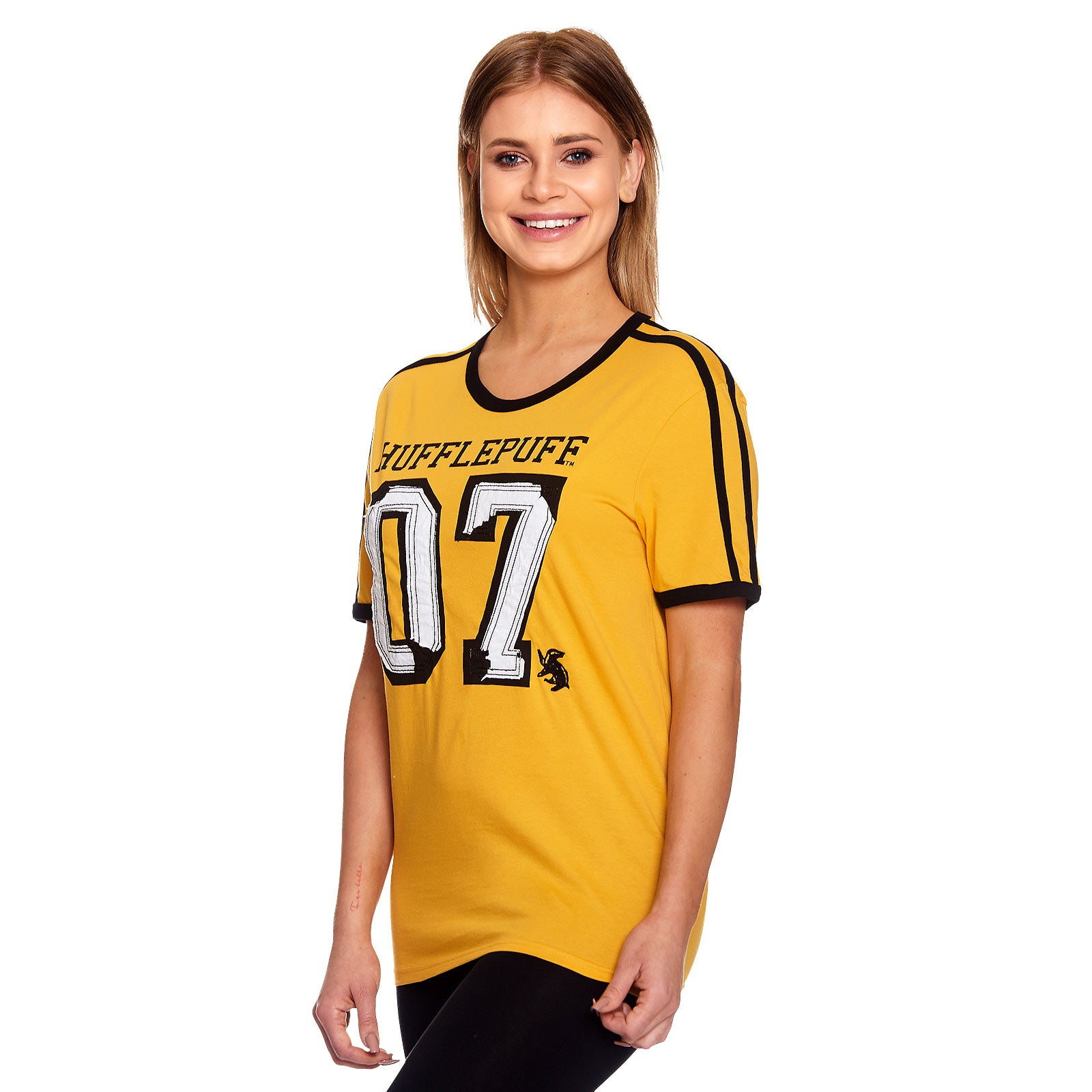 Zdjęcie produktu Żółta koszulka Hufflepuff Szukający Cedric Diggory - Harry Potter