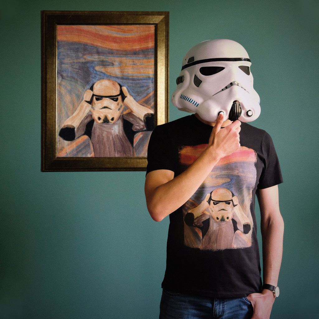 Zdjęcie produktu Oryginalna koszulka Stormtrooper Scream czarna