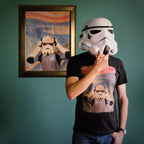 Zdjęcie produktu Oryginalna koszulka Stormtrooper Scream czarna