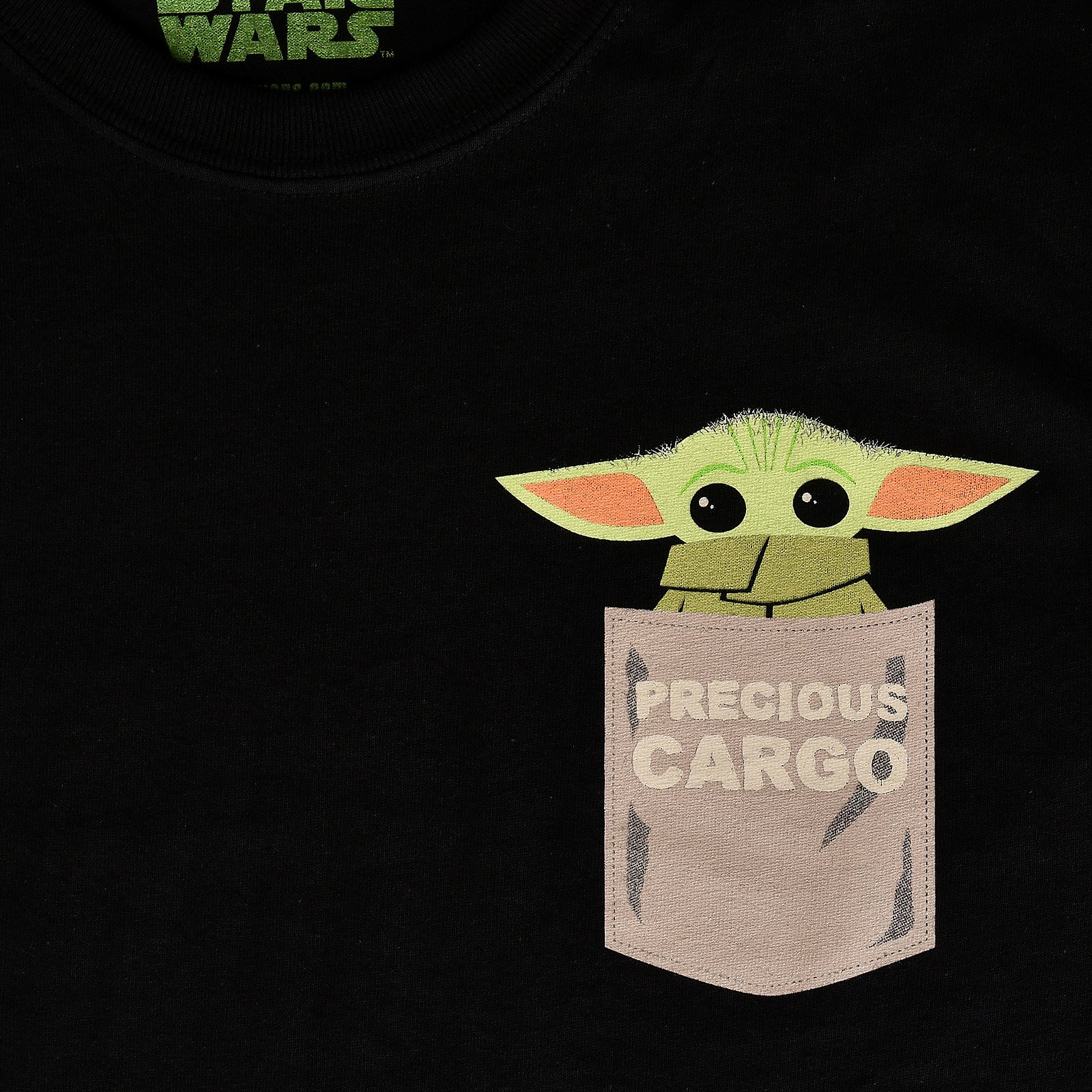 Zdjęcie produktu The Child Precious Cargo T-Shirt czarne - Star Wars The Mandalorian