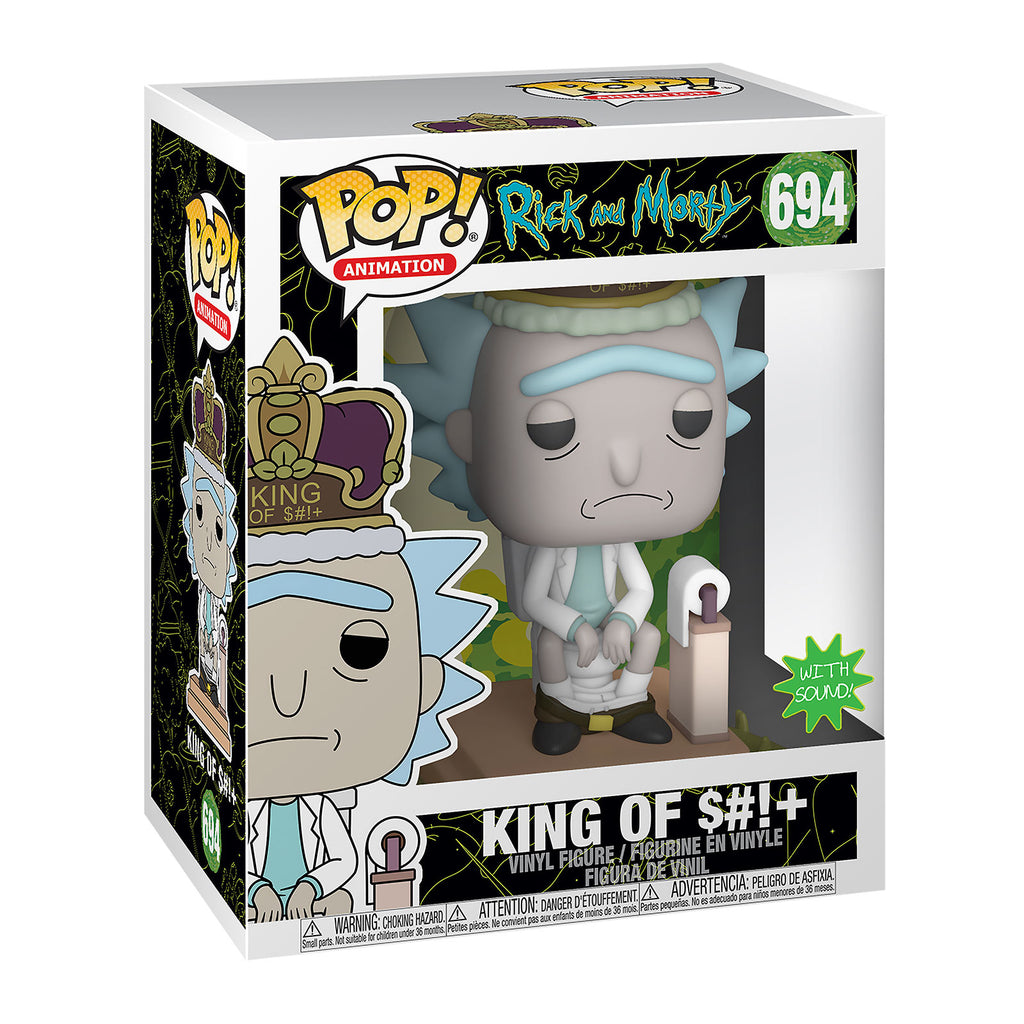 Zdjęcie produktu Rick and Morty - King Rick z dźwiękiem Funko Pop figurka 17 cm