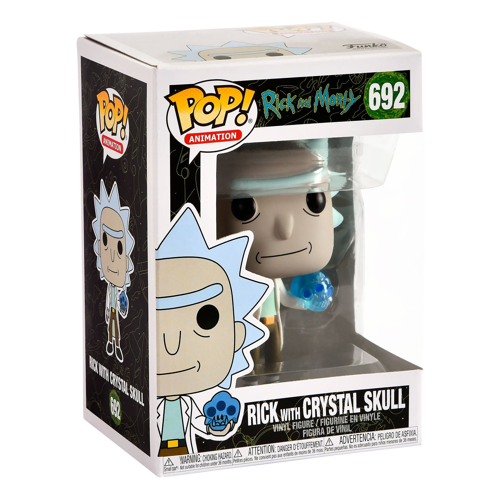 Zdjęcie produktu Rick and Morty - Rick z Kryształową Czaszką Figurka Funko Pop