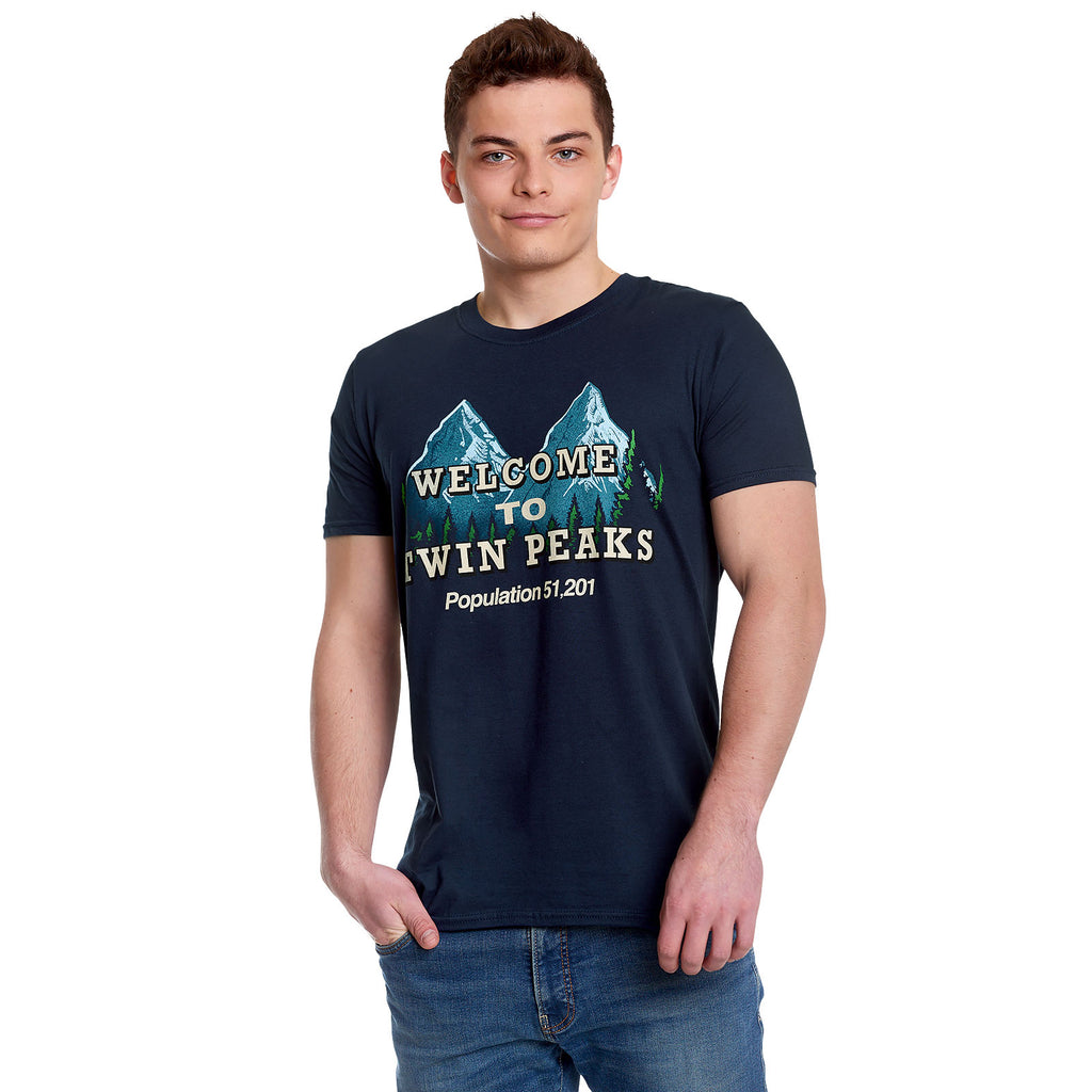 Zdjęcie produktu Twin Peaks - Welcome to Twin Peaks T-Shirt niebieski