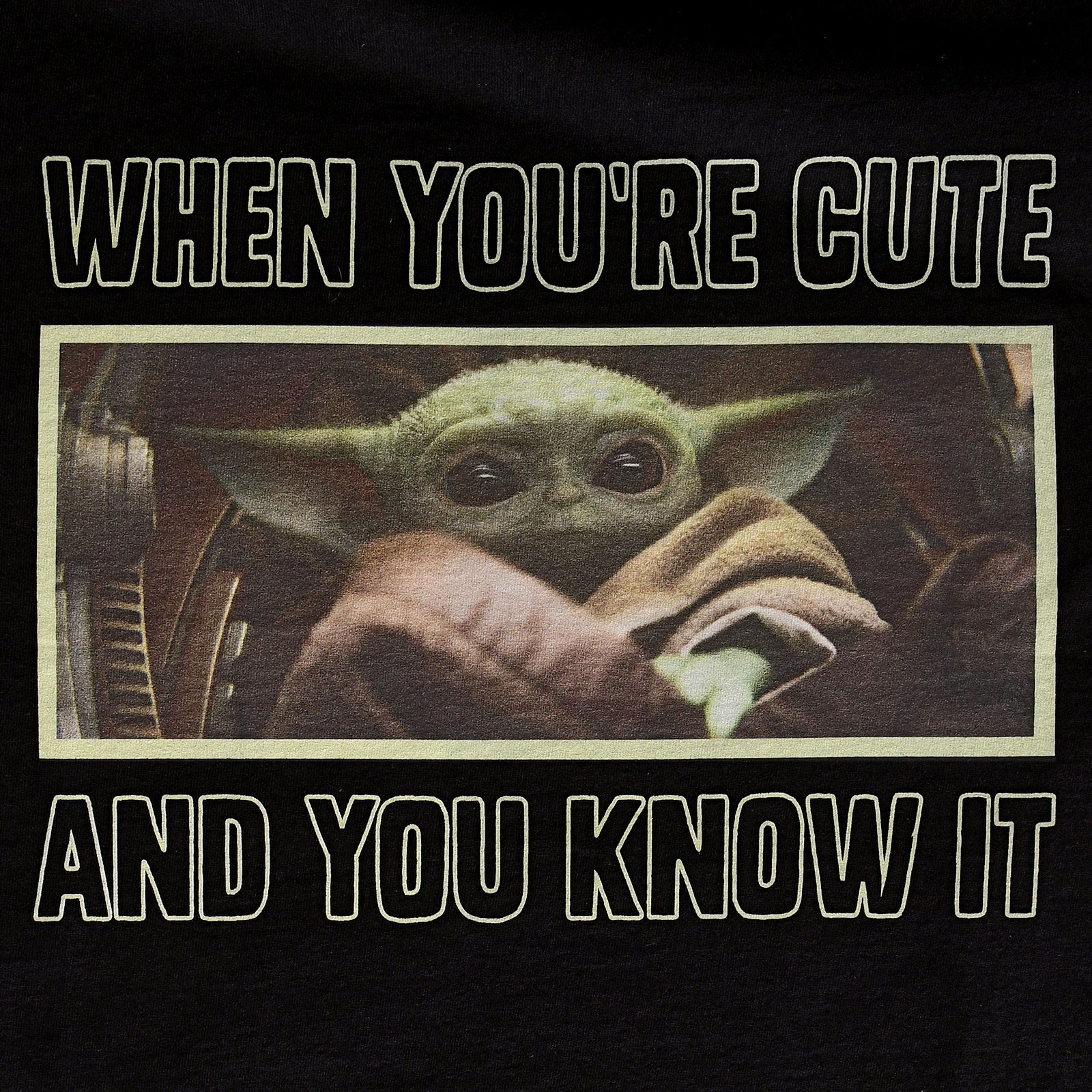 Zdjęcie produktu The Child Cute and You Know It T-Shirt - Star Wars The Mandalorian